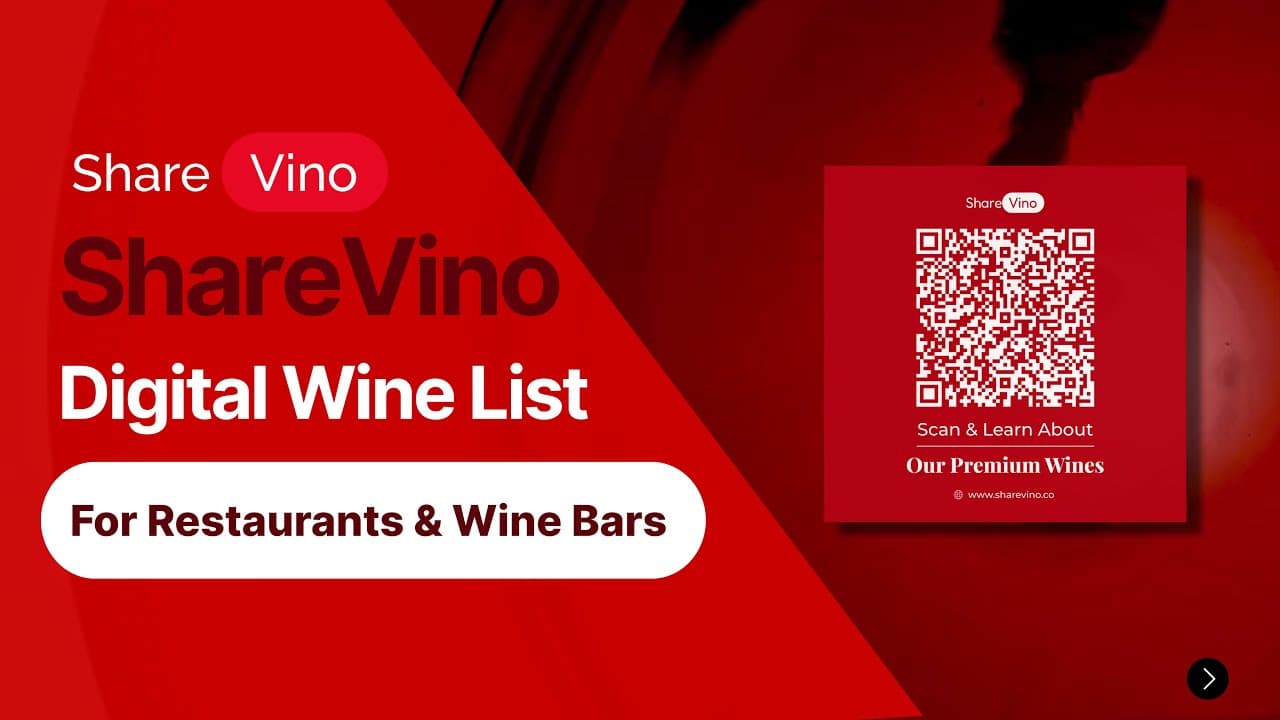Introductory video about ShareVino’s digital wine list platform and QR-powered features.